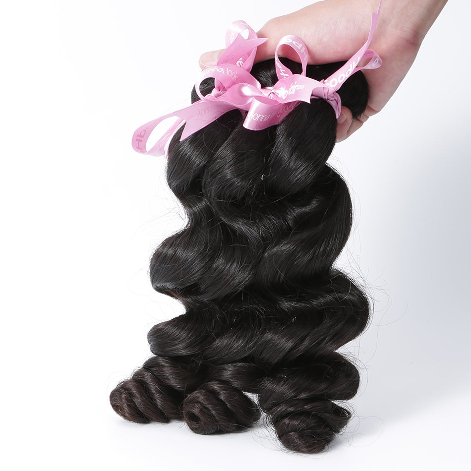 7A Hair Weave Malaysian Virgin Hair Loose Wave