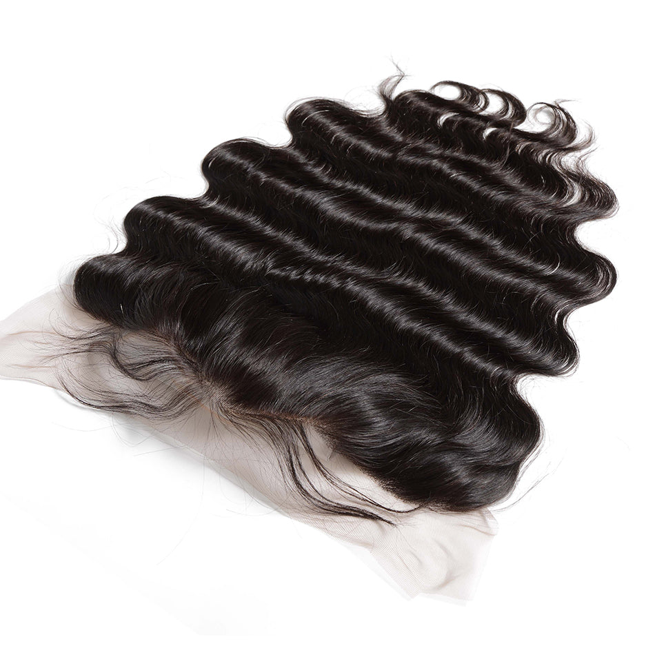 13x4 Lace frontal Human hair body wave