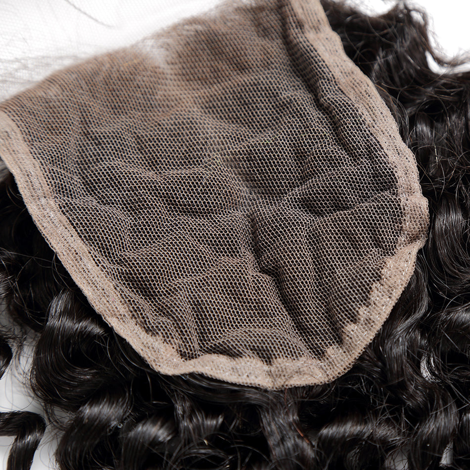 4x4 lace closure brazilian hair deep curly
