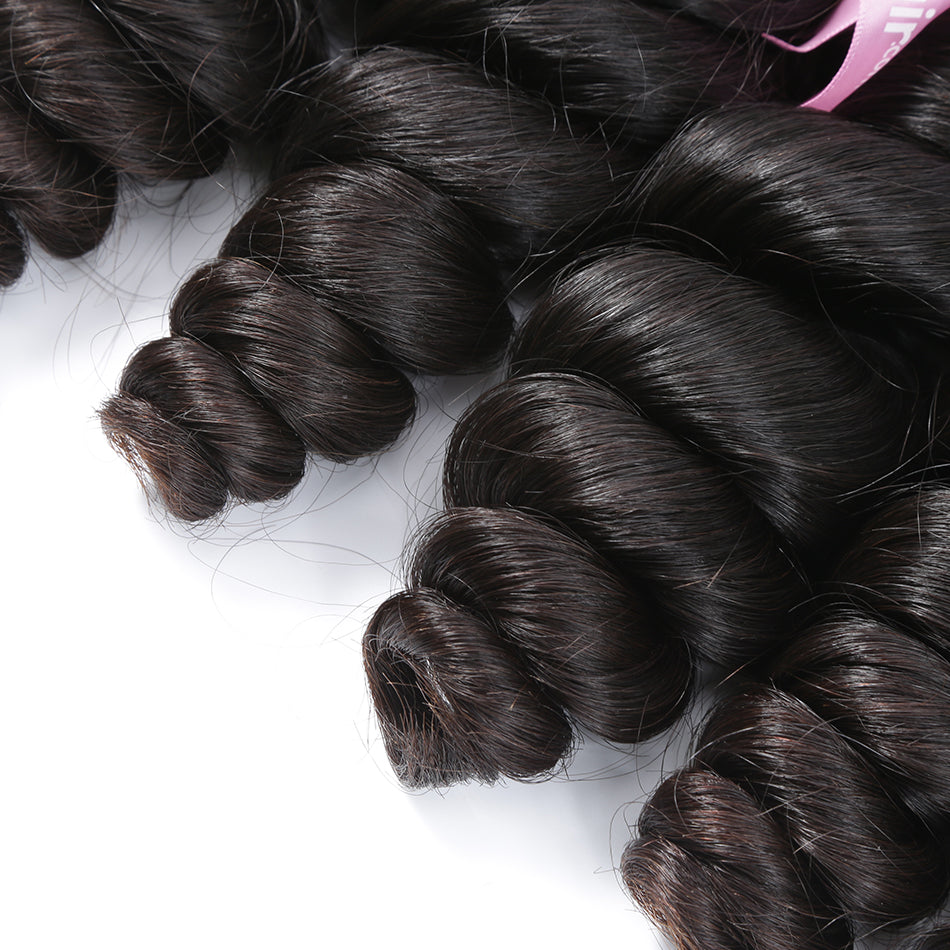 7A Hair Weave Peruvian Virgin Hair Loose Wave