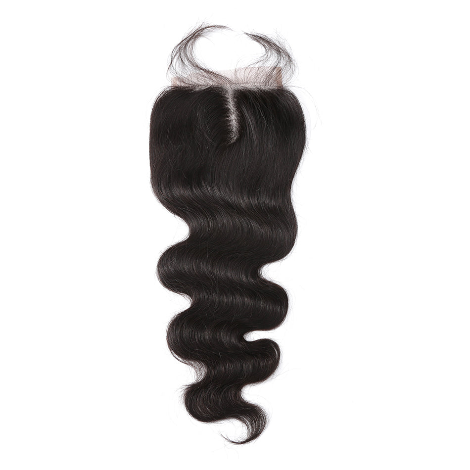 4x4 lace closure brazilian hair body wave