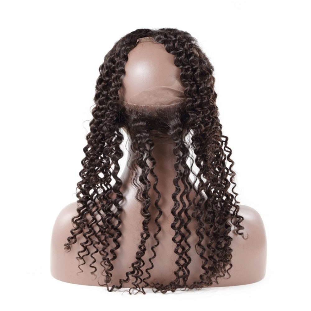 Brazilian Hair 360 Lace Frontal Deep wave