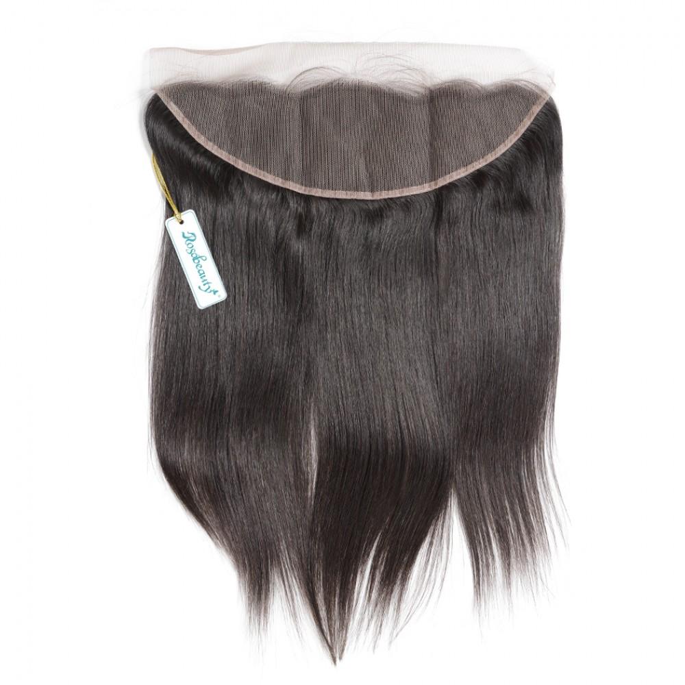 7A 4 Bundles Brazilian Hair With Frontal Straight