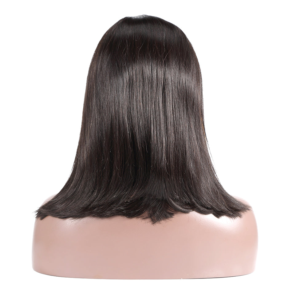 Bob wig human hair lace wig straight