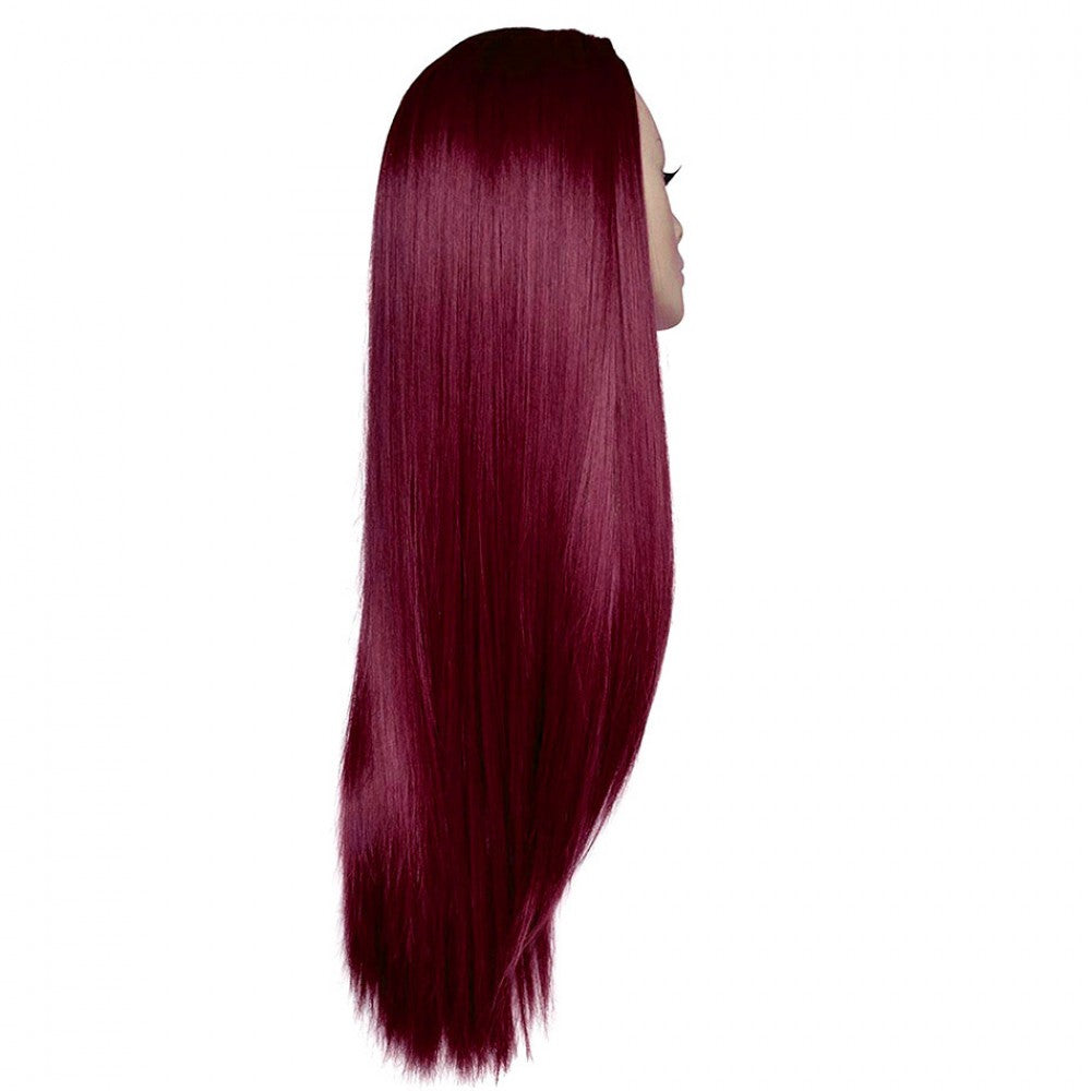 99J Lace Front Human Hair Wigs For Black Women Long Straight Brazilian Remy Lace Frontal Wig