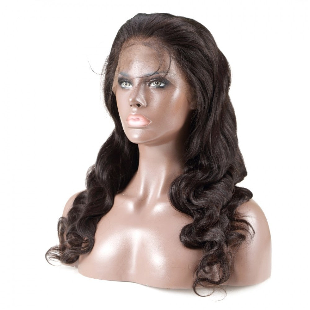 180% Density Breathable 360 Lace Wig Pre Plucked Body Wave