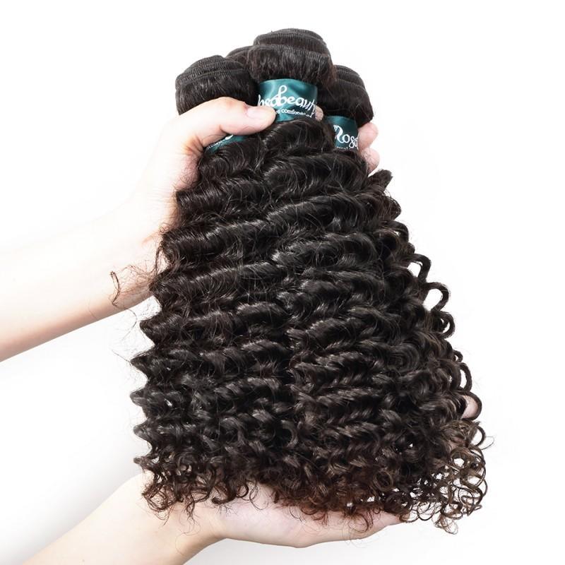 8A Hair Weave Peruvian Hair Deep Wave