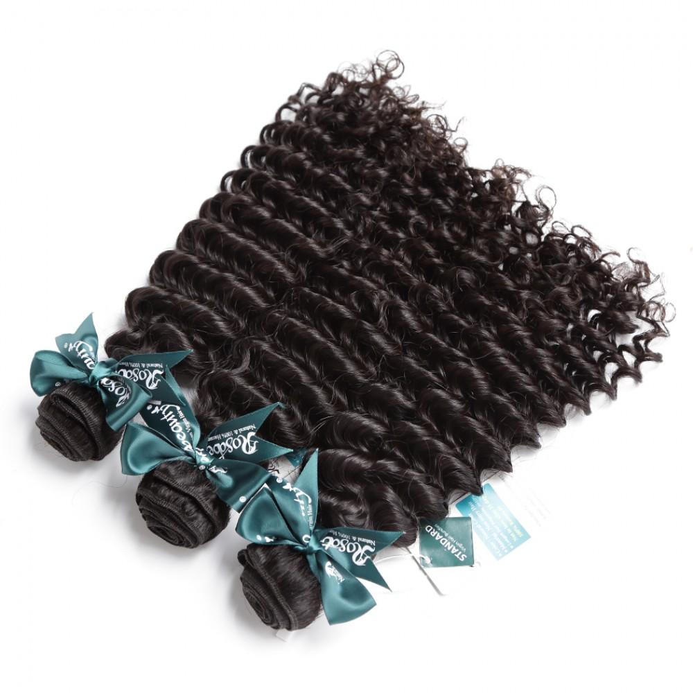 8A Hair Weave Brazilian Hair Deep Wave