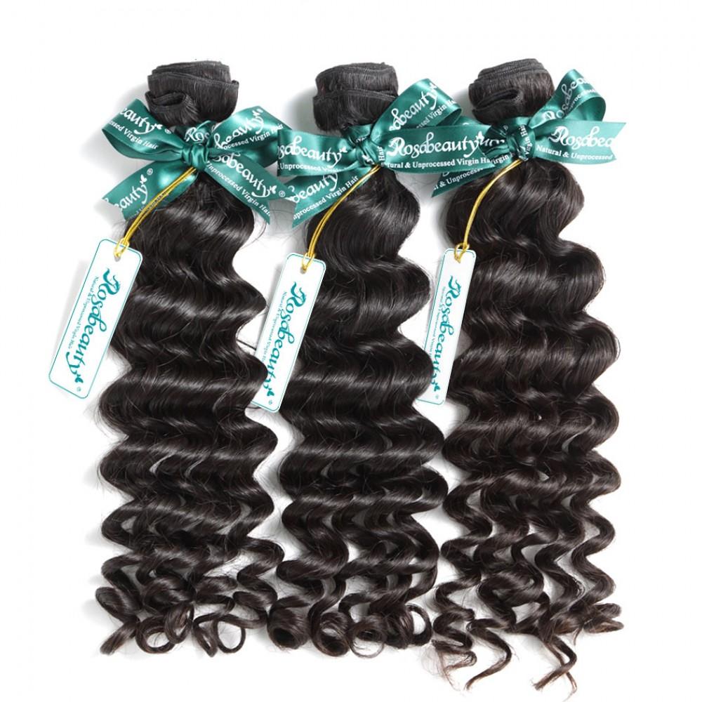 8A Hair Weave Brazilian Hair Loose Curly