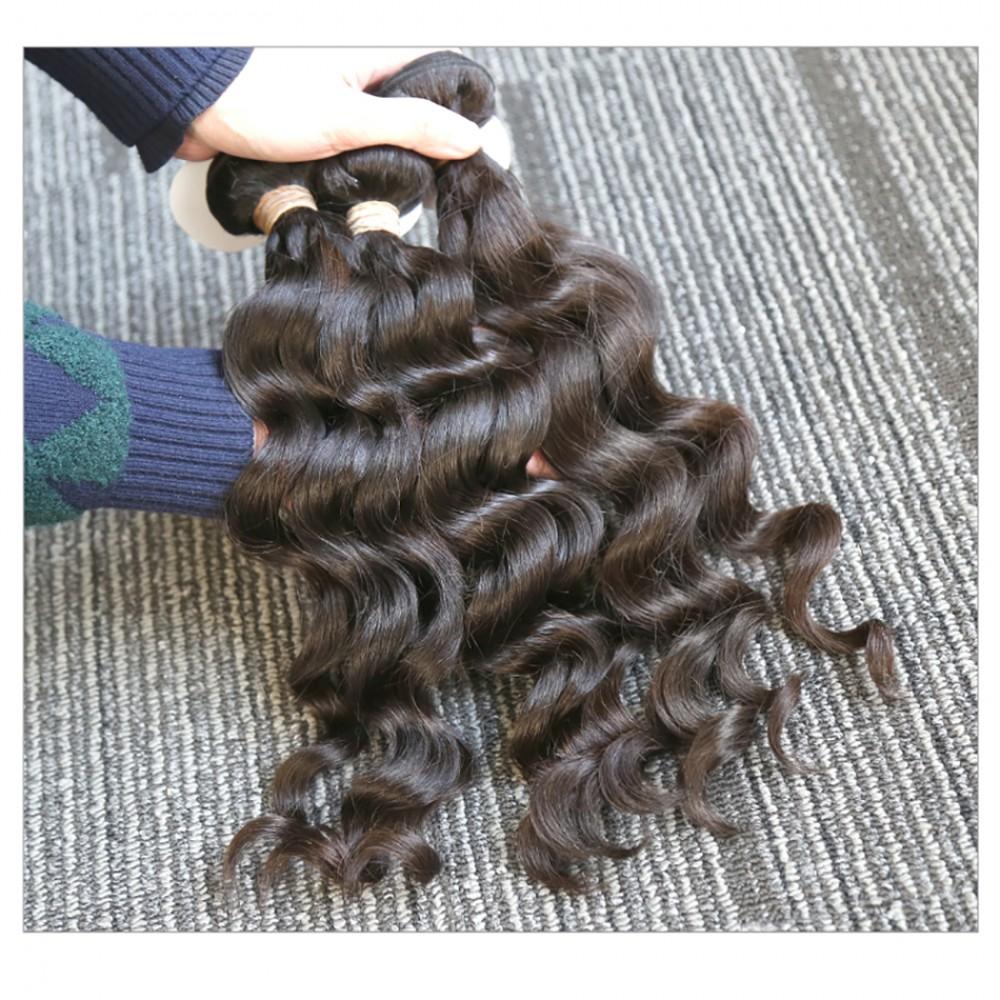 8A Hair Weave Brazilian Hair Loose Curly
