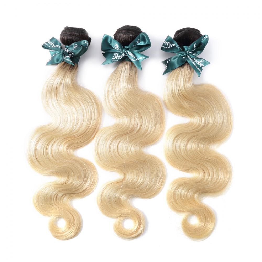 8A #T1B/613 Body Wave Hair Bundles 1:9