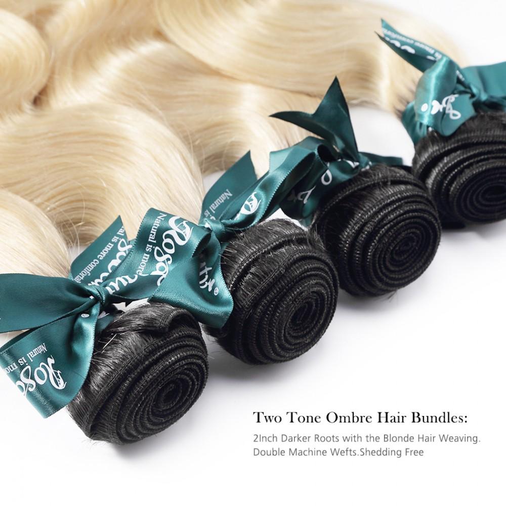 8A #T1B/613 Body Wave Hair Bundles 1:9