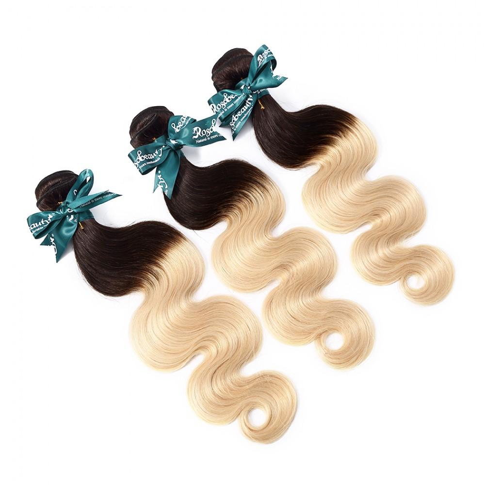 8A #T1B/613 Body Wave Hair Bundles 3:7