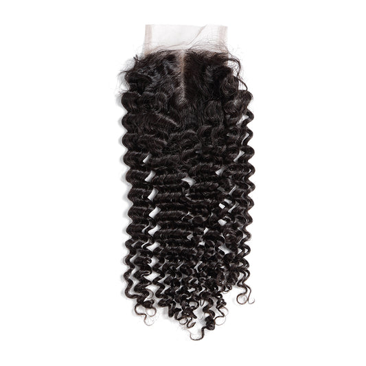 4x4 lace closure brazilian hair deep curly