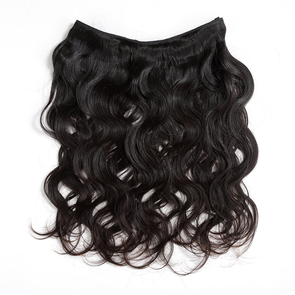 7A 3 Bundles Brazilian Hair With Frontal Body Wave