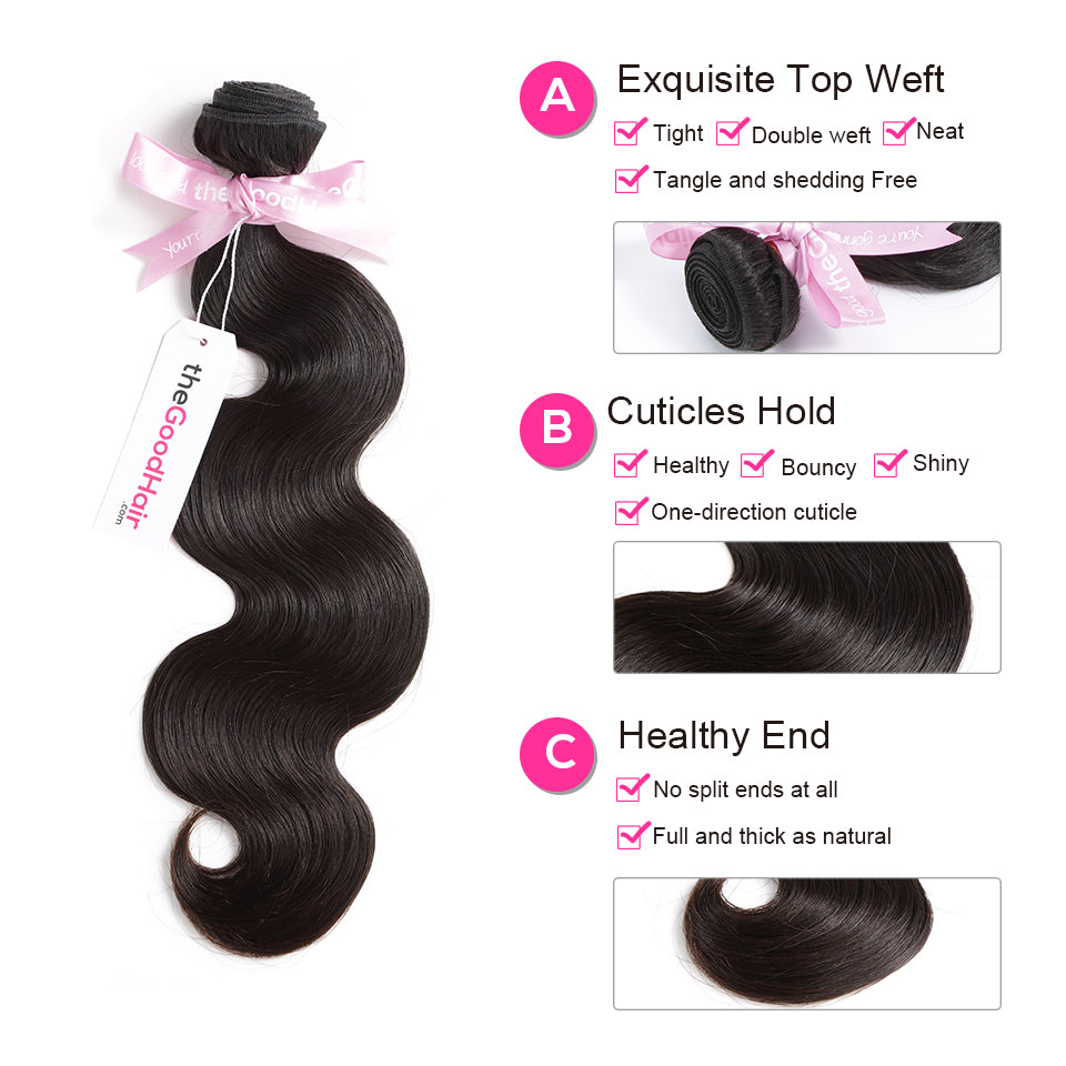 7A Hair Weave Peruvian Virgin Hair Body Wave
