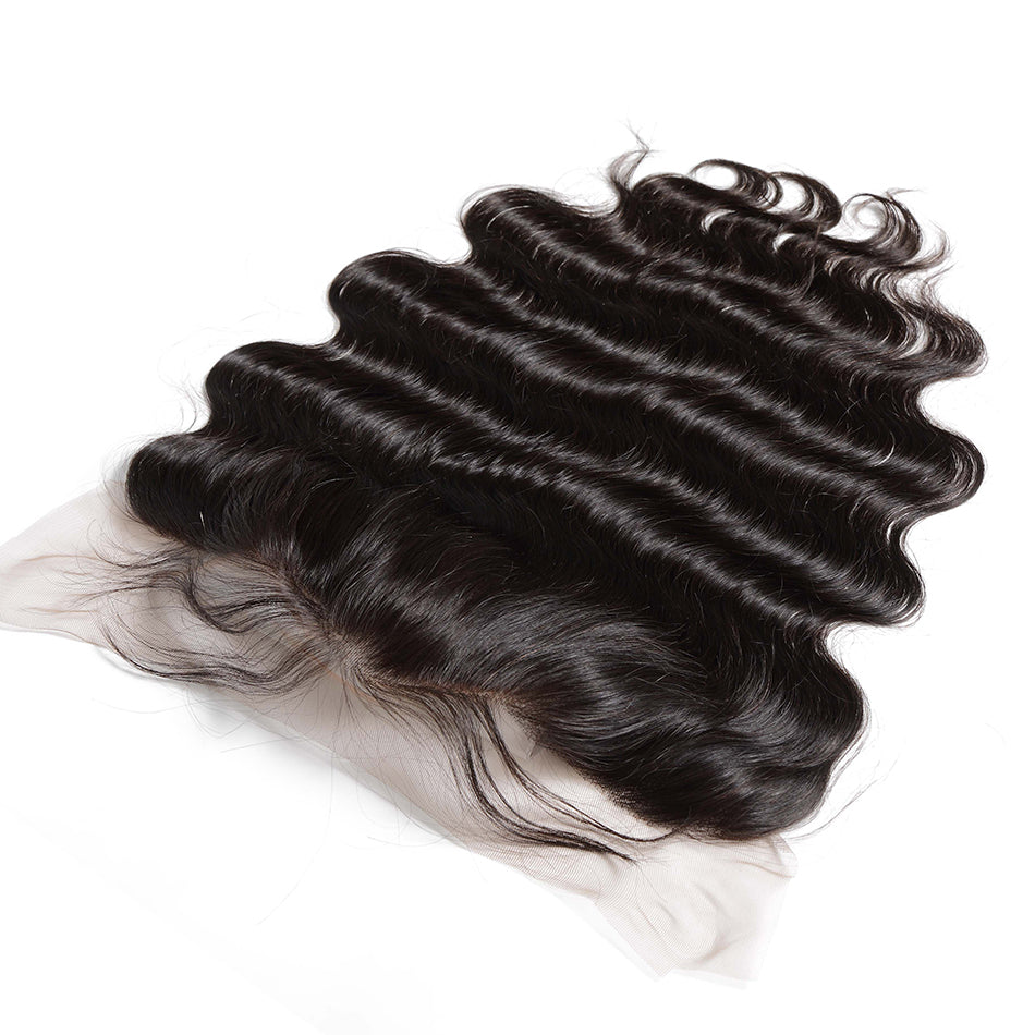 7A 3 Bundles Brazilian Hair With Frontal Body Wave