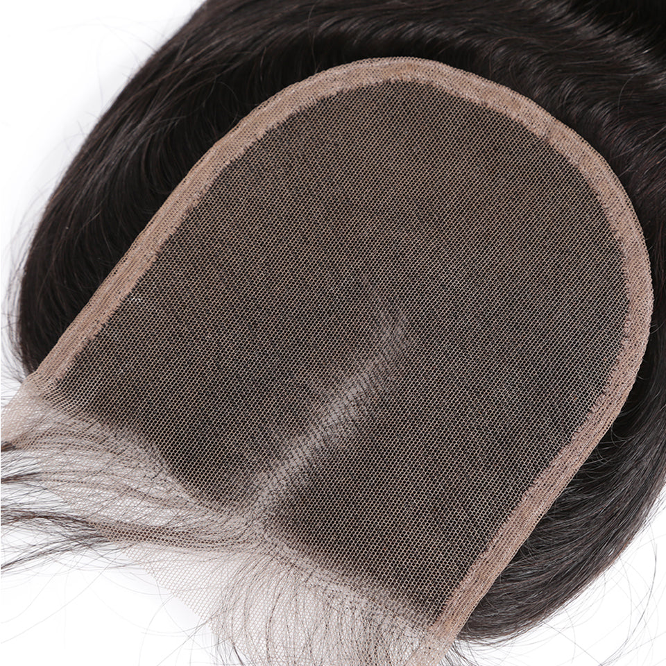 7A 3 Bundles Hair Weave Brazilian Hair With Lace Closure Body Wave