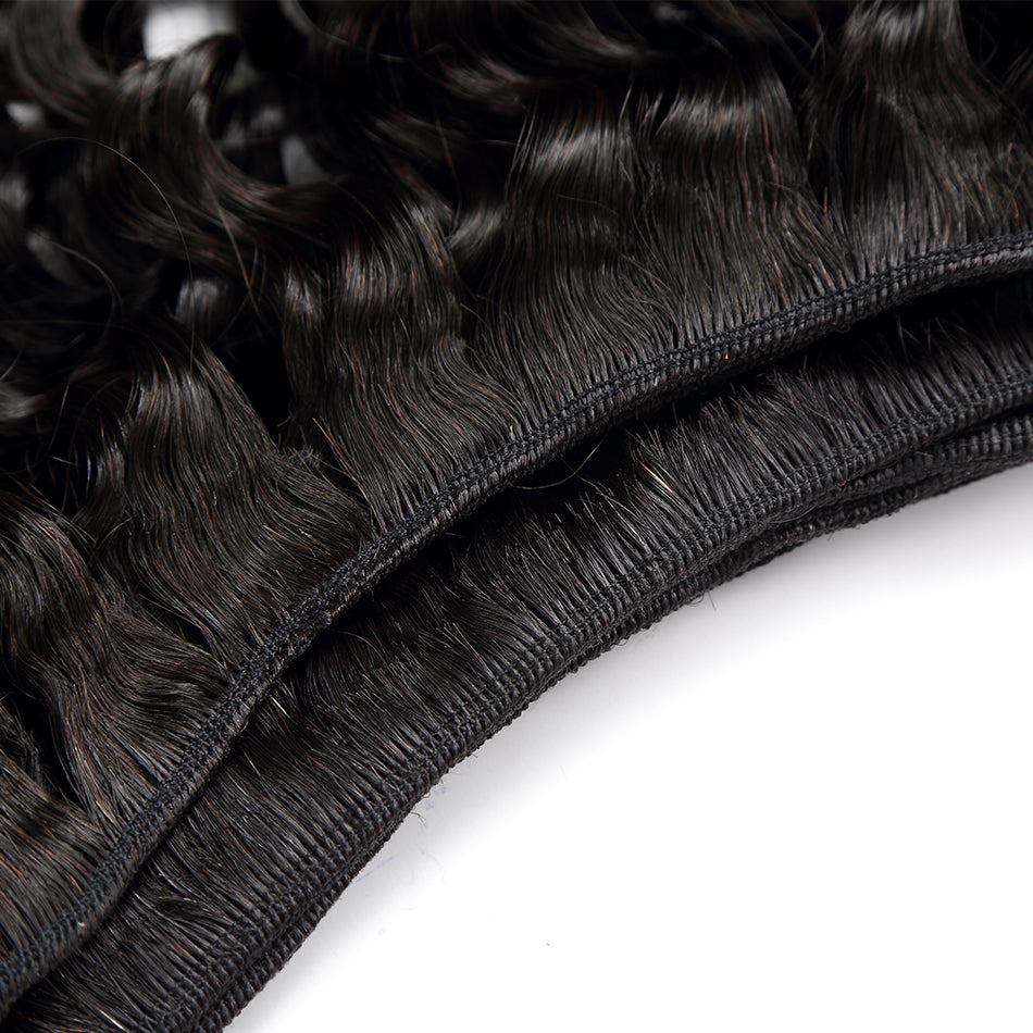 7A Hair Weave Peruvian Virgin Hair Deep Curly