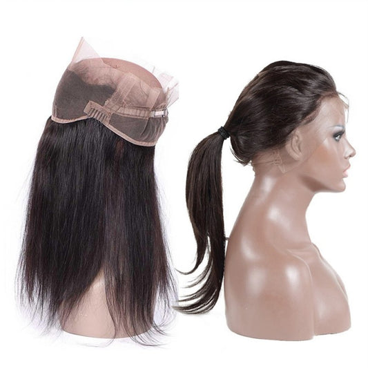 360 Lace Frontal Brazilian Hair Natural Straight
