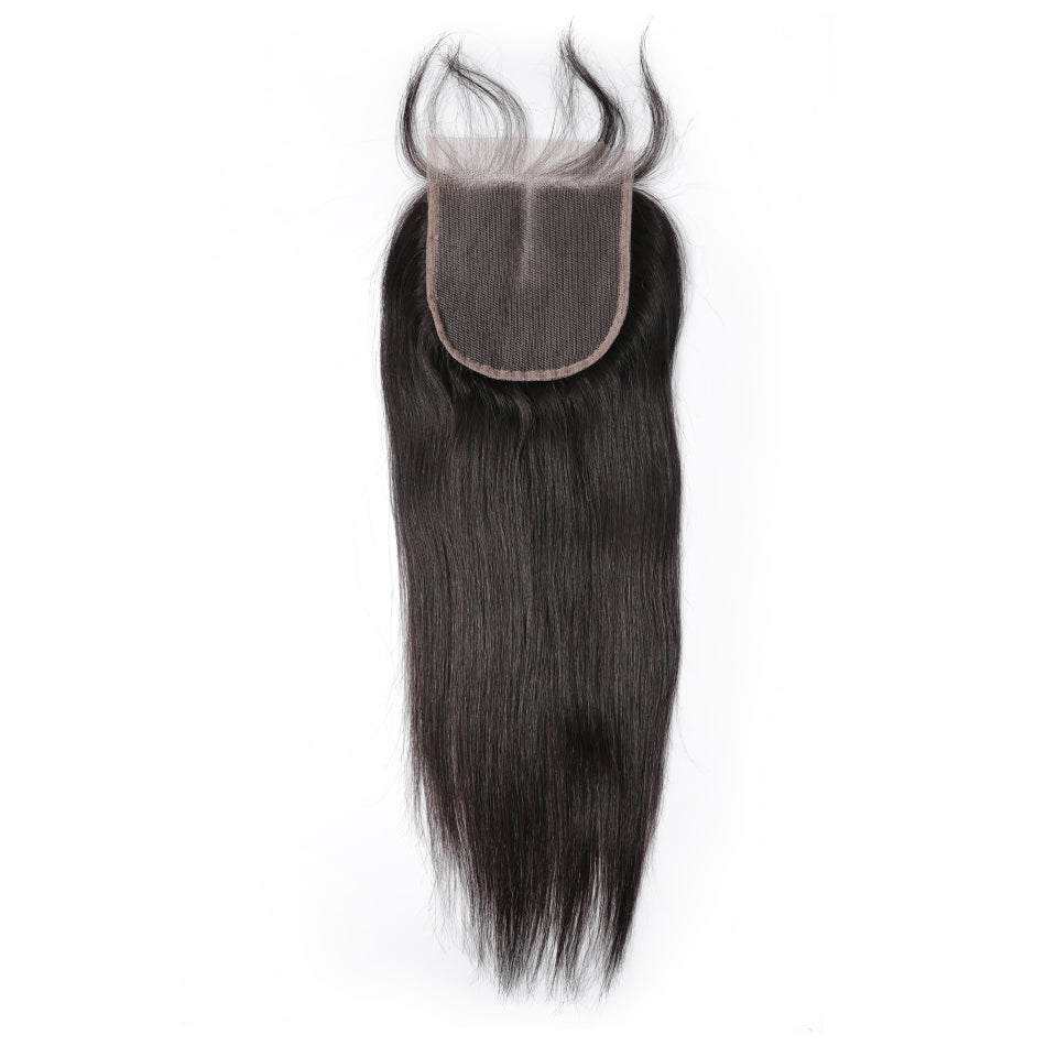 4x4 lace closure brazilian hair straight