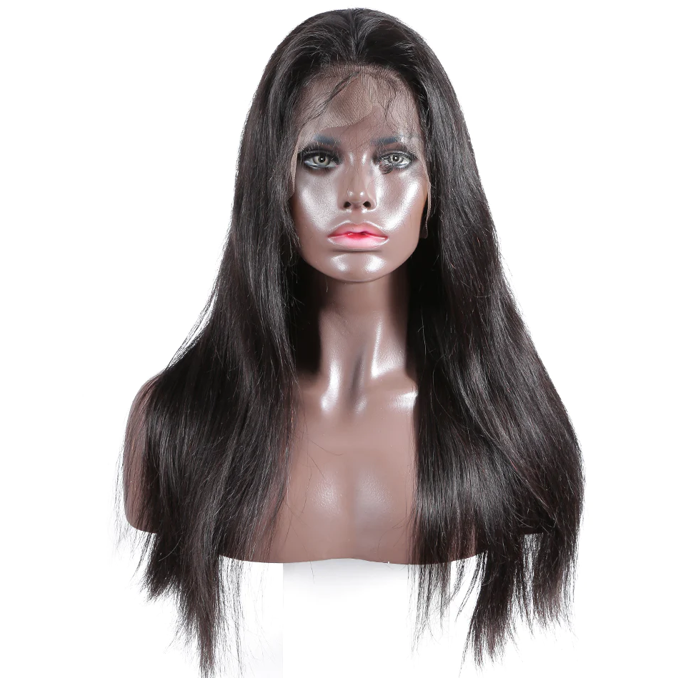 360 lace frontal wig straight 1b 24'' x1
