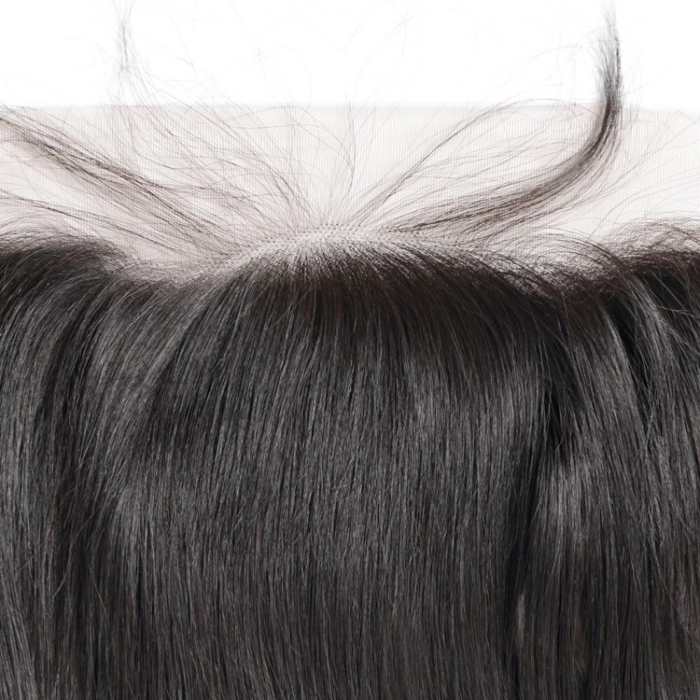 7A 4 Bundles Brazilian Hair With Frontal Straight