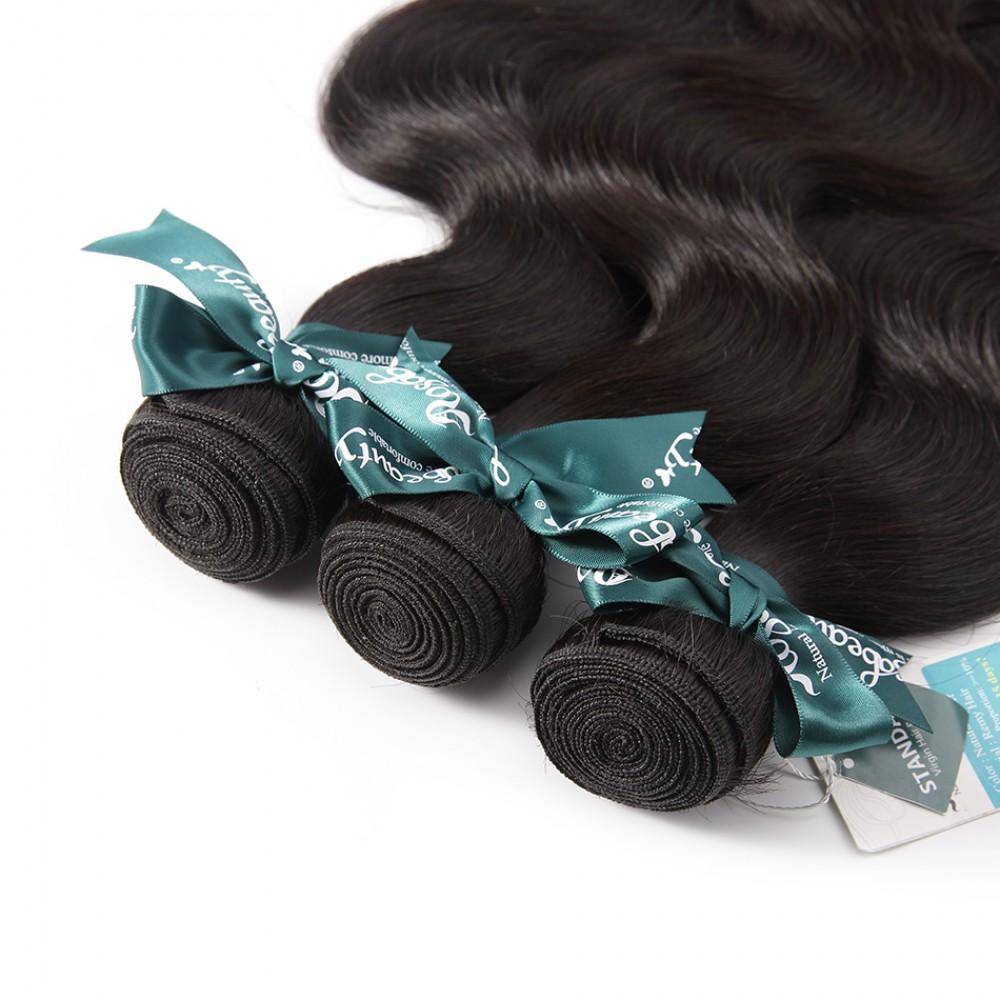 8A Hair Weave Indian Virgin Hair Body Wave