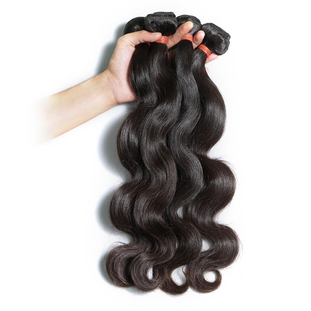 8A Hair Weave Indian Virgin Hair Body Wave