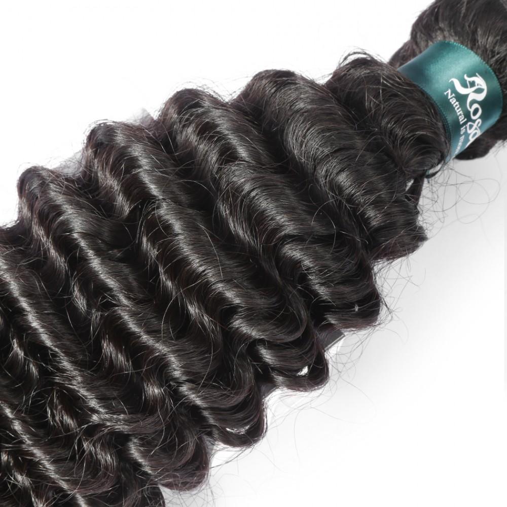 8A Hair Weave Peruvian Hair Deep Wave