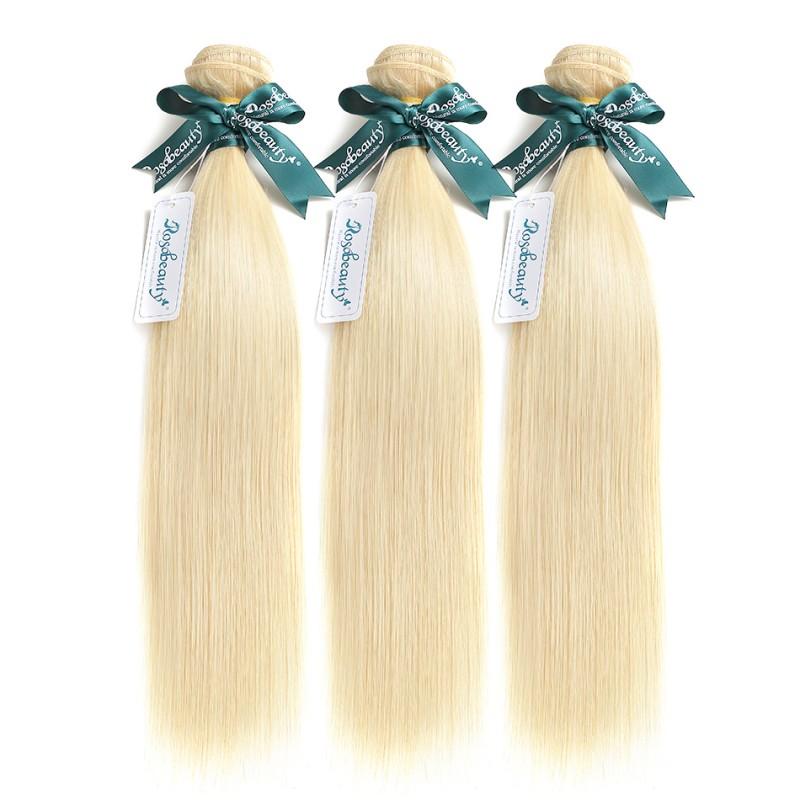 8A #613 Blonde Straight Hair Bundles  4-5 Bundles