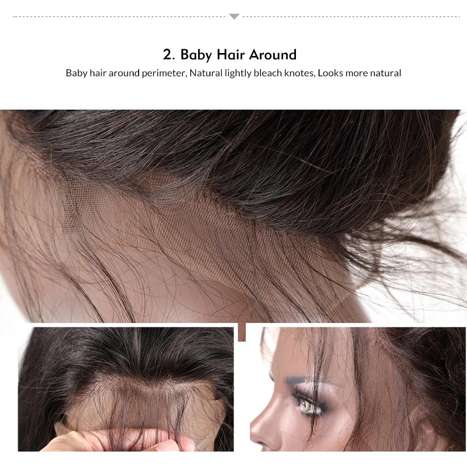 180% Density Breathable 360 Lace Wig Pre Plucked Deep Curly