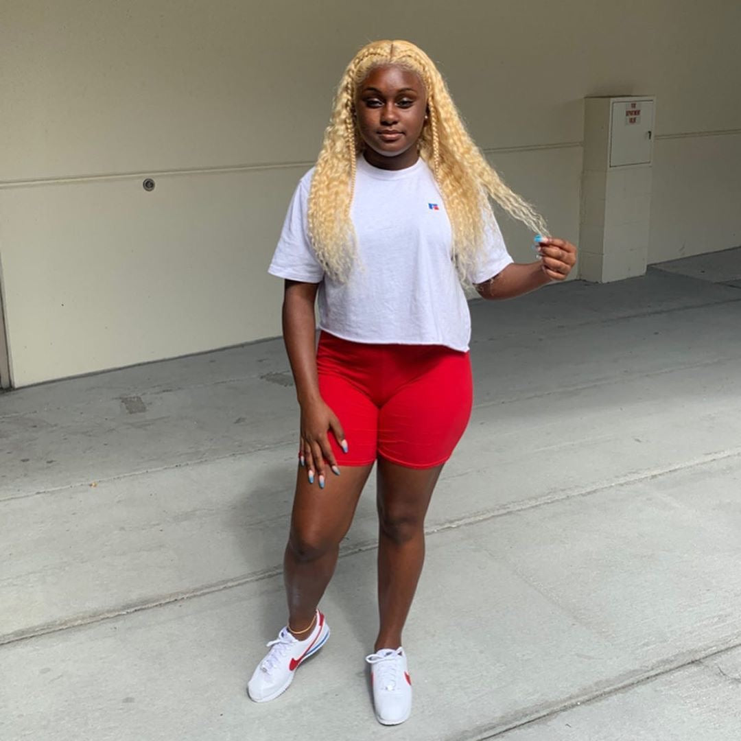 13x4 #613 Deep Wave Blonde Hair Virgin Human Hair Lace Front Wig