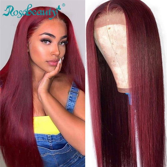 T Part 99J Straight Lace Frontal Wig Human Hair Wigs