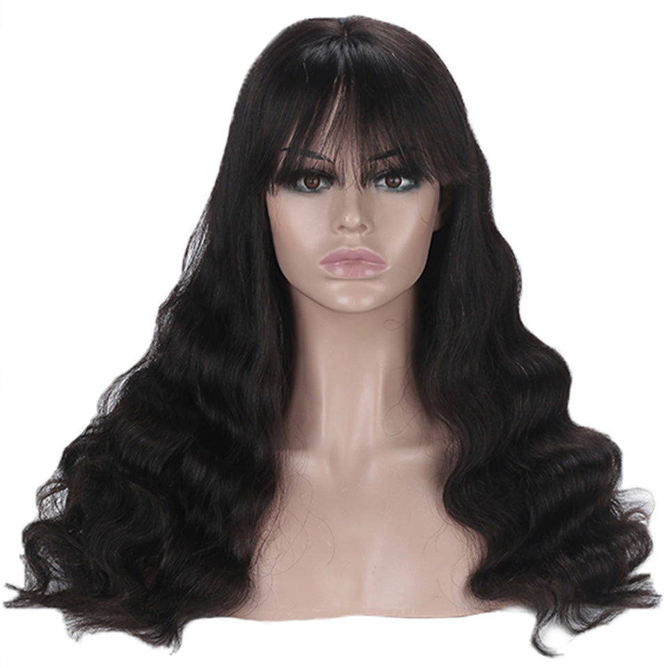 Full Machine Made Wig Body Wave Human Hair