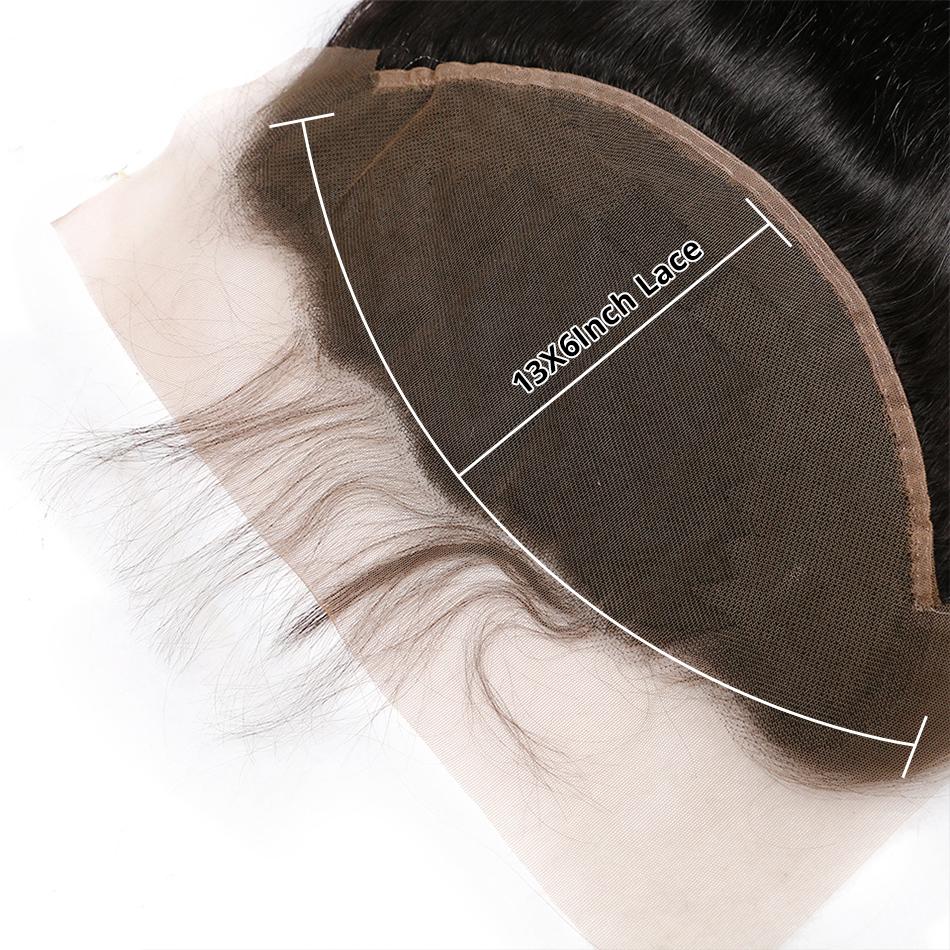 7A 4 Bundles Brazilian Hair With 13×6 Frontal Straight