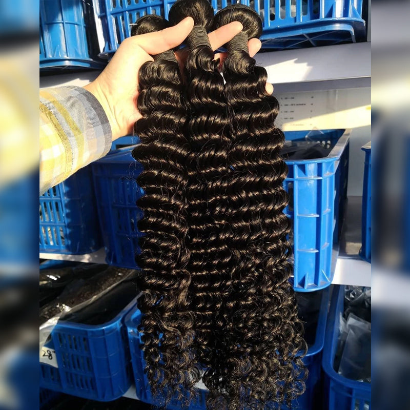 Special long hair deep wave bundles from 28inch to 40inch